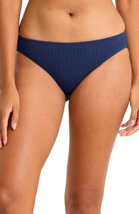 Tommy Bahama Beachy Waves Hipster Bikini Bottoms in Mare Navy at Nordstrom, Size X-Small