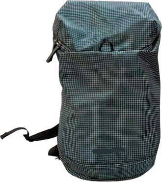 Generic Trendy Backpack Checkered Outdoor Mountaineering Waterproof Weight Loss Mens(Gray green plaid)
