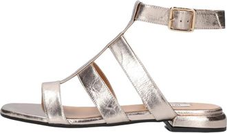 Notre-V Platte sandalen - Dames - Sandalen - Geel - 38 EU - Leer - Schoenen