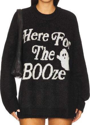Show me your Mumu Classic Booze Sweater In Ghost Graphic Knit