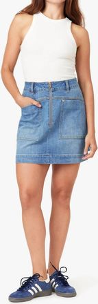 Habitual Utility Mini Skirt In Blue