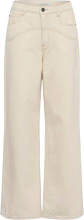 Kaffe Catharina Wide Jeans - - Jeans - Donna - Beige - M
