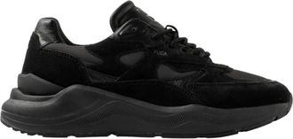 D.A.T.E. Camoscio Sneaker - Dames - Sneakers - Zwart - 38 EU - Schoenen