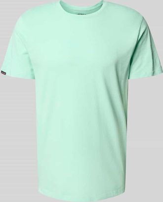 Superdry T-Shirt mit Label-Detail in Neon Gruen, Gr&ouml;&szlig;e XL