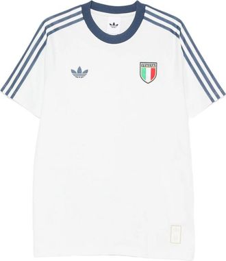 adidas X Italia Three-stripe Crew-neck T-shirt