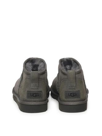 UGG Mens Classic Ultra Mini Boots Grey Shoes >