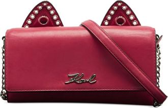Karl Lagerfeld Borsa a tracolla K/Rocky Choupette in pelle - Rosso