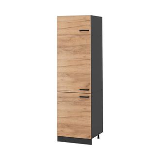 Vicco Armario Alto R-line, Roble Dorado/antracita, 60 Cm, Vicco