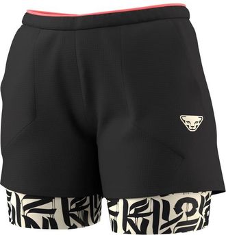 Dynafit Trail 2In1 Short Laufshorts f&uuml;r Damen | schwarz