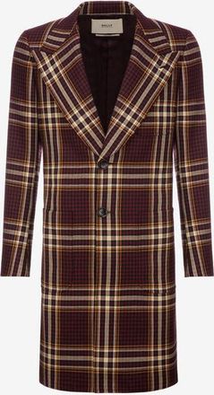 Bally Mens Smart Coat in Brown Wool - Size Large