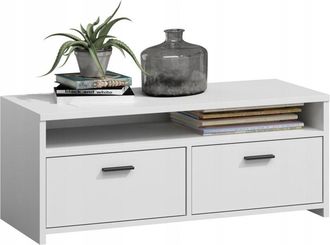 OEM Mesa, Mueble De Tv, Mili, Blanco, 100 Cm, C&oacute;moda, Estante