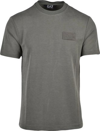 Emporio Armani T-shirt - Heren - T-shirts - Groen - L - Polyester - Tops