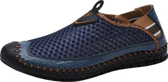 Generic Trainers Mens Walking, Mens Trainers Ankle Support, Breathable Mesh Sneakers with Arch Support Slip On Trainers with Anti Slip Soles Ultra Flex Flat J