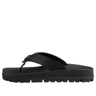 Prada (WMNS) PRADA SS26 Rubber Thong Sandals Black 1Y420N-3LKK-F0002
