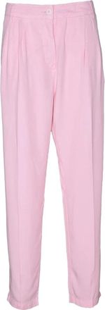 Replay Lyocell Casual Broek - Dames - Straight fit broeken - Roze - W29 - Broeken
