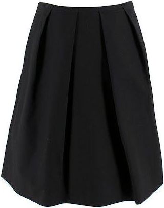 Red Valentino Pleated Black Skirt Size S