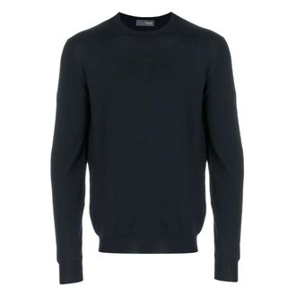 Drumohr Jersey de cuello redondo - Knitwear - Hombre - Negro - XL