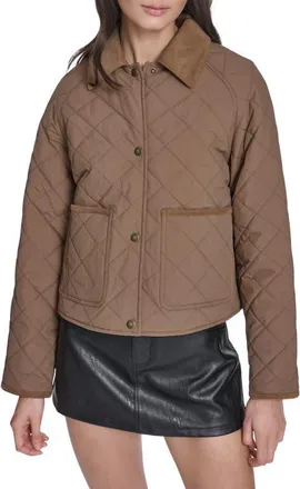 Levi's Quilted Barn Jacket in Bison at Nordstrom, Size X-Large