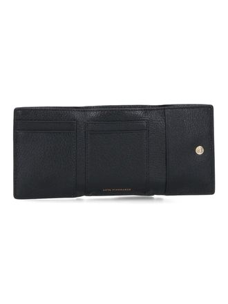 Anya Hindmarch Womens Wallets Black Goat Leather