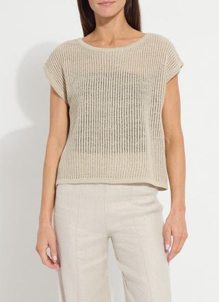 Lyss&eacute; Benedita Convertible Linen Sweater Cardigan