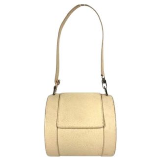 Bulgari Pre-owned Shoulder Bags, female, White, Size: ONE SIZE Pre-owned Vintage Shoulder Bag