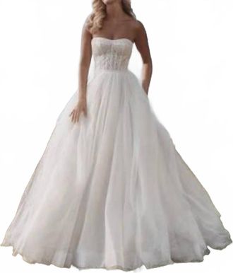 Abella Stella Wedding Dress In Ivory