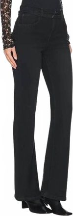 Free People Womens Sabine Slim A Line Jean In Smokeshow