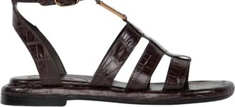 Homers Womens Anais Gladiator Sandal In Coco Castagna