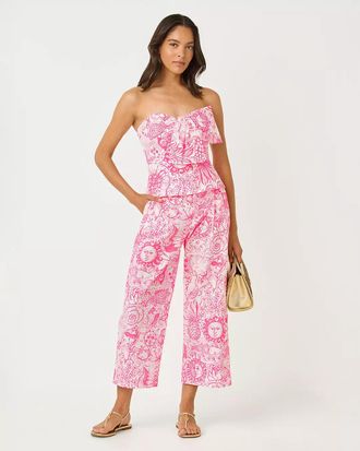 Lilly Pulitzer 25 Mandalay Wide Leg Crop Pant