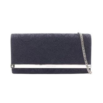 Jimmy Choo London Pre-owned Clutches, female, Blue, Size: ONE SIZE Pre-owned Milla Lace Shoulder Bag