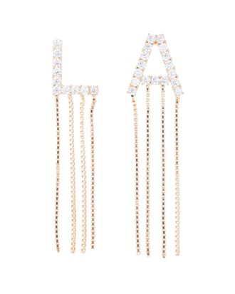 Eyecandy LA Eye Candy La Luxe Collection La Cubic Zirconia Crystal Drop Earring