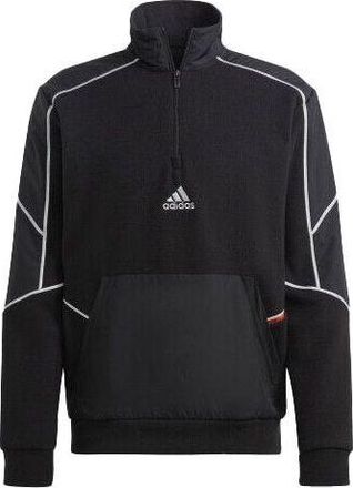 adidas Reflect-in-the-Dark Polar Fleece 1/4-Zip Top Black HL6914