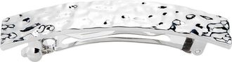 L. Erickson Alia Hammered Barrette in Silver at Nordstrom