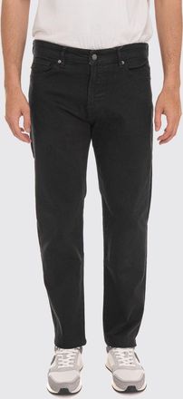 HUGO BOSS Jeans straight fit a vita bassa in denim di cotone stretch