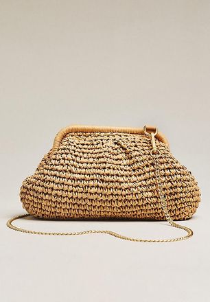 L*Space Harmony Raffia Clutch