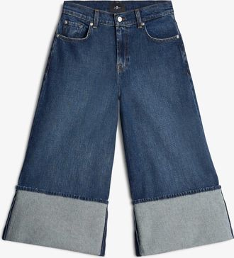 7 For All Mankind Culotte Radar With Wide Cuff