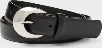 Simons Womens Bulky D-buckle leather belt