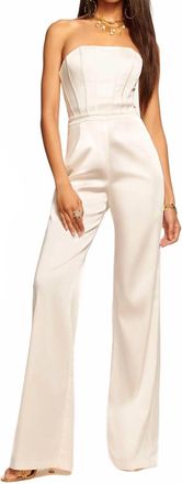 Ramy Brook Mira Strapless Jumpsuit In Ivory
