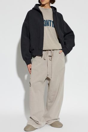 Fear of God T-shirt With Logo, Mens, Grey