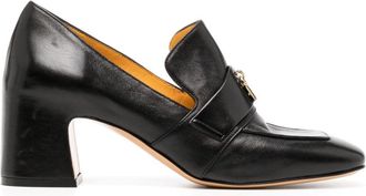 Madison.Maison Lock 55mm leather pumps - women - Calf Leather/Rubber/Calf Leather/Calf Leather - 36.5 - Black