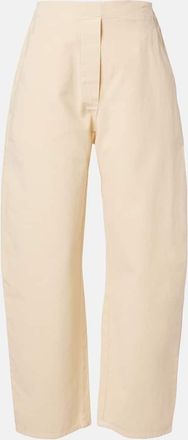 Leset Chloe cotton barrel-leg pants