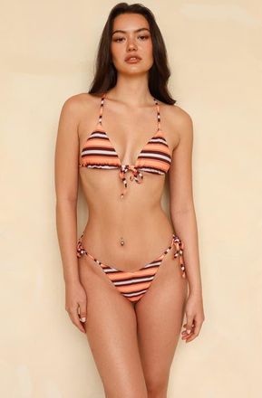 Dippin' Daisy's Swimwear Fuego Triangle Bikini Top in Rayas at Nordstrom, Size X-Large