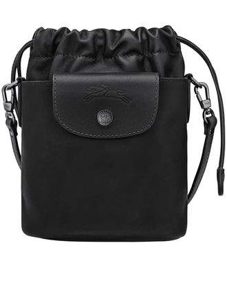 Longchamp Black Le Pliage Xtra Drawstring Crossbody Bag