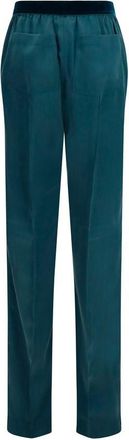 Tom Ford Womens Blue Silk Casual Pants