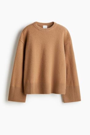 H&M Cashmere-blend Jumper in Dark Beige at Nordstrom, Size X-Large