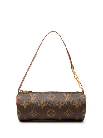 Louis Vuitton Borsa a mano Papillon Pochette in monogramma 1990-2020 - Marrone