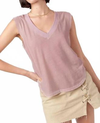 Bloomingdale's Rue V-Neck Tank Top In Dusty Lilac
