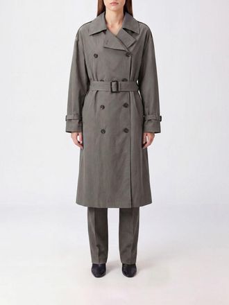 Toteme Trench doppiopetto in misto cotone con cintura regolabile