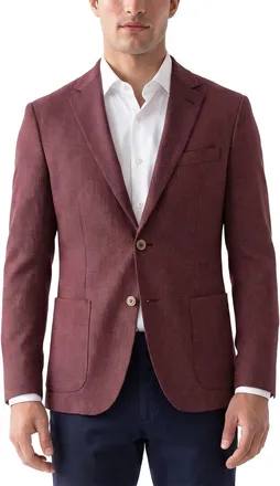 Corneliani Cc Collection Seersucker Wool & Silk-Blend Blazer
