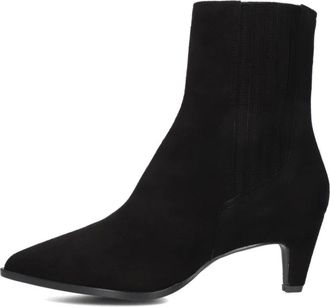 Notre-V Schoenen, Dames, Zwart, 42 EU, Wol, Elegante Zwarte Enkellaarsjes